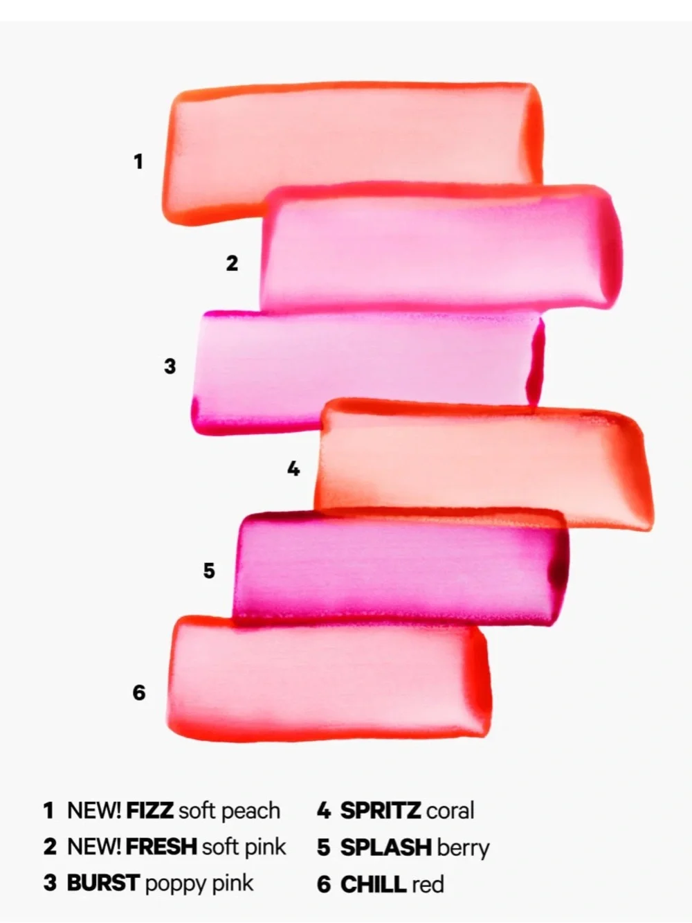 Milk Makeup Ready to Jelly Vault all 6 original shades jelly lip + cheek stain